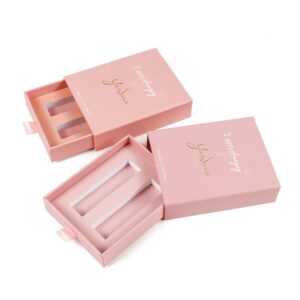 Art Paper Embossed logo Essential Oil Drawer Boxes