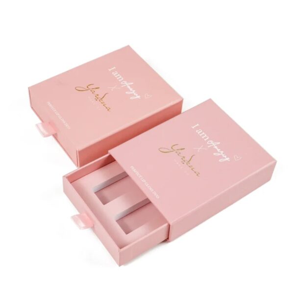 Art Paper Embossed logo Essential Oil Drawer Boxes