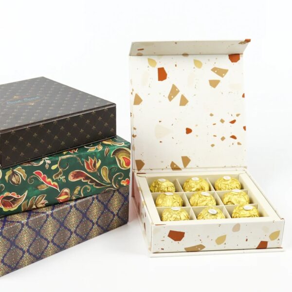 Biodegradable Wedding Chocolate Candy Boxes