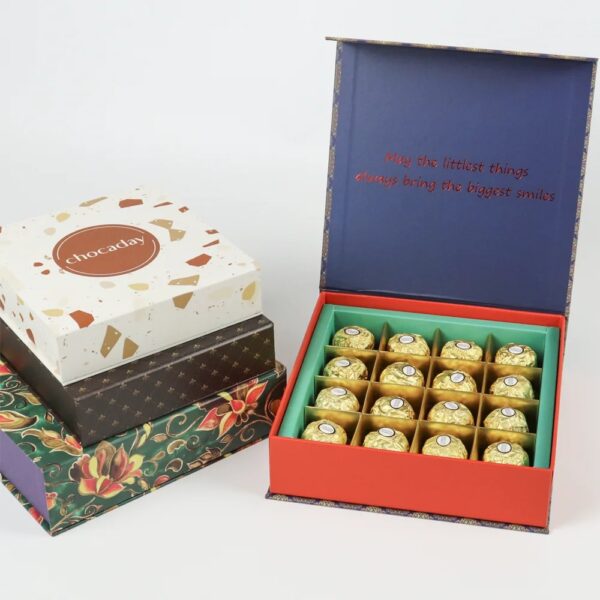 Biodegradable Wedding Chocolate Candy Boxes