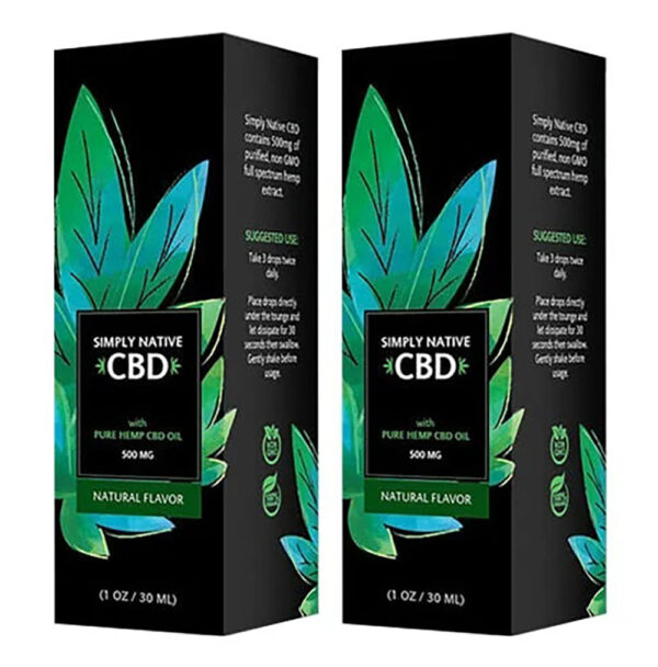 CBD Hemp Oil Packaging Box