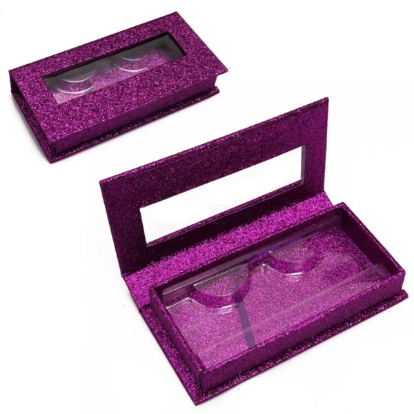 Custom Eyelash Glitter Paper Packing Box
