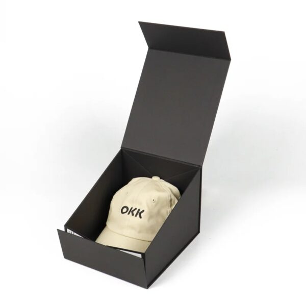 Folding Baseball Cap Magnetic Paper Box