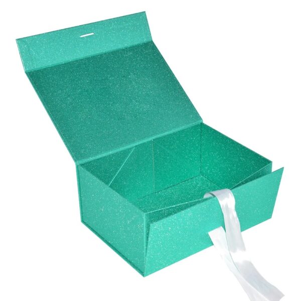 Glitter Paper Collapsible Folding Magnets Gift Box