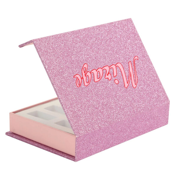 Glitter Paper Cosmetic jewelry Necklace Boxes