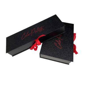 Glitter Paper Red Hot Foil Hair Extension Wig Packaging Box Glitter Paper Red Hot Foil Hair Extension Wig Packaging Box