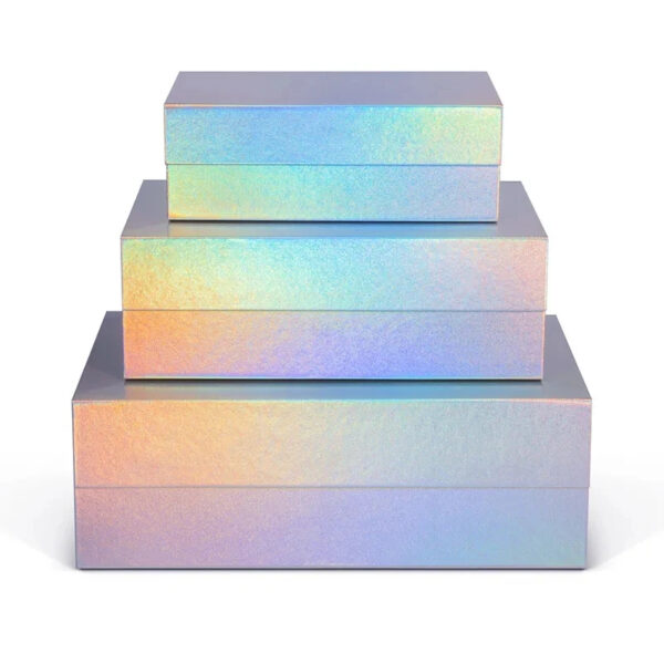 Holographic Laser Paper Gift Folding Box