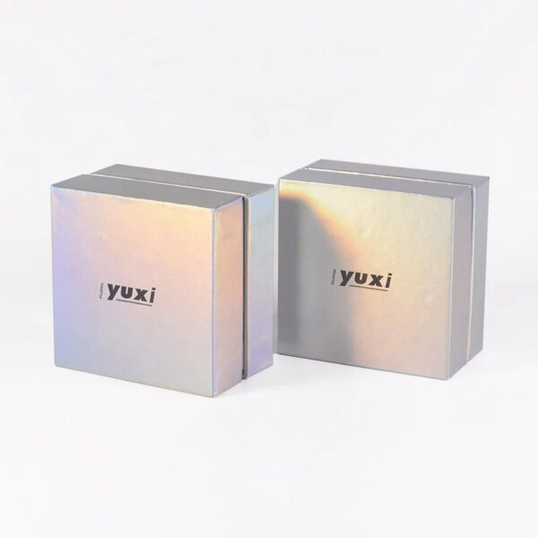 Holographic Laser Paper Jewelry Packaging Box