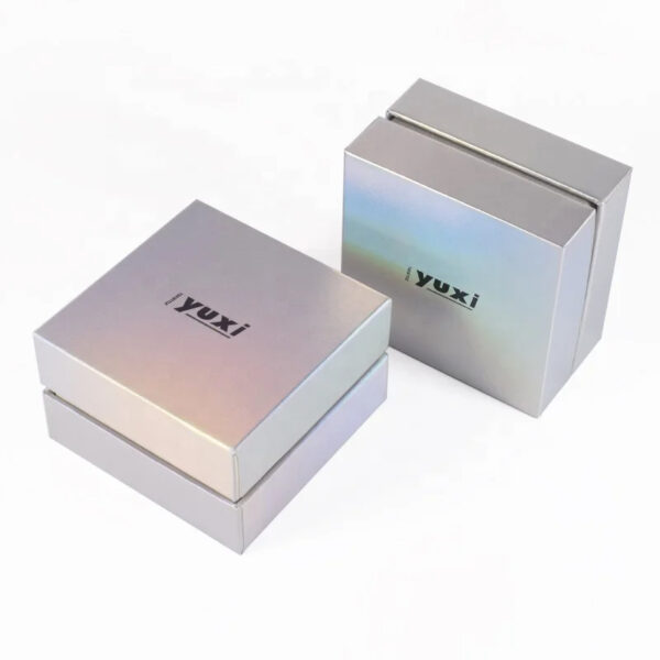 Holographic Laser Paper Jewelry Packaging Box