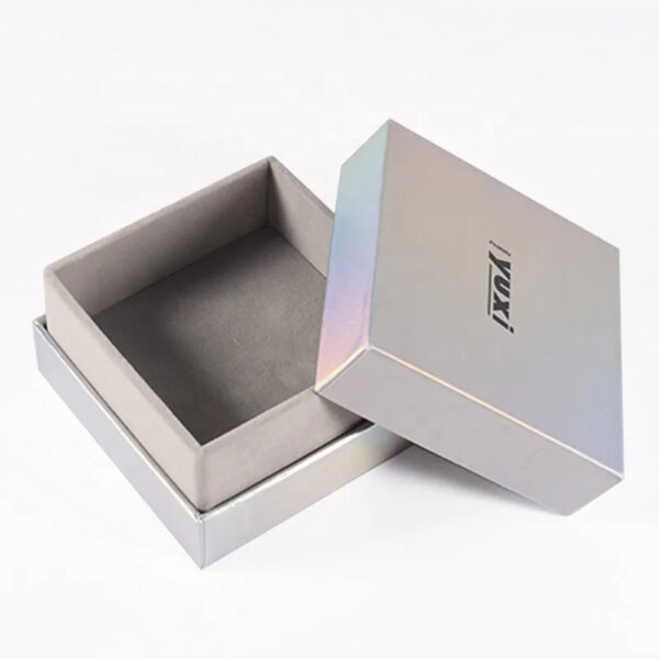 Holographic Laser Paper Jewelry Packaging Box