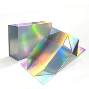 Holographic Paper Collapsible Gift Boxes