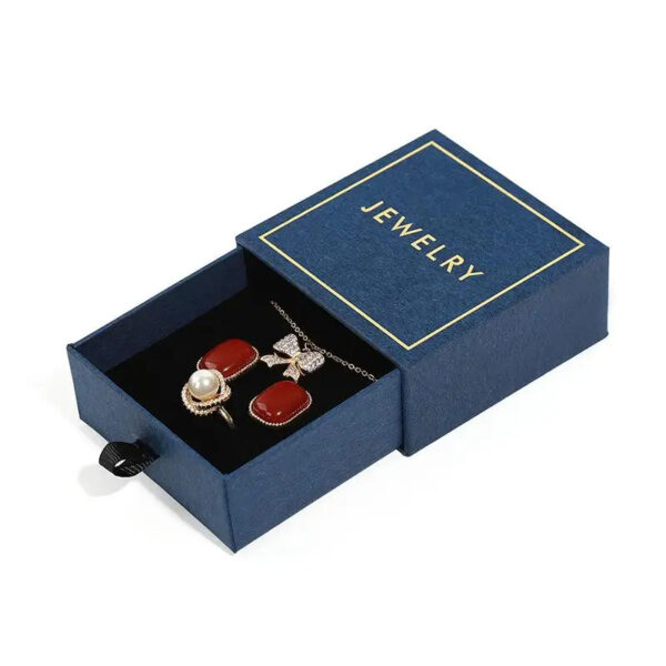 Jewelry Paper Gift Box With Handle