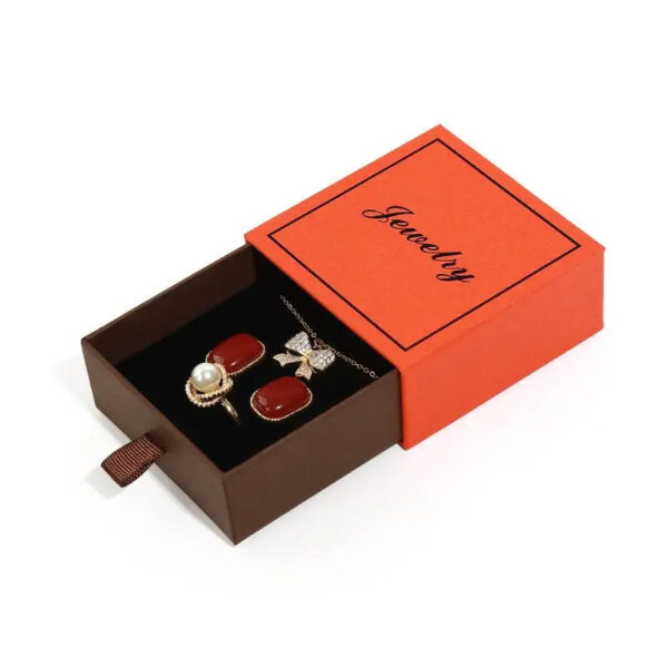 Jewelry Paper Gift Box With Handle
