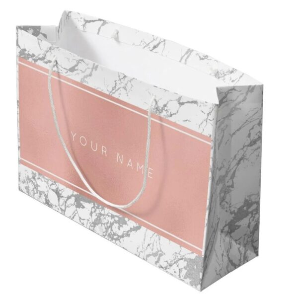 Marble Paper Shopping Bag