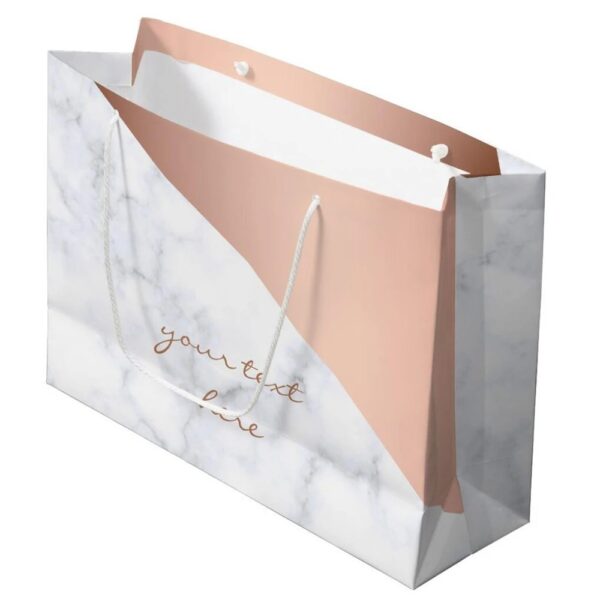 Marble Paper Shopping Bag