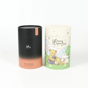 Powder Coffee Tea Food Cylinder Box