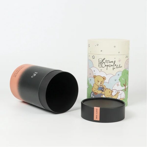 Powder Coffee Tea Food Cylinder Box