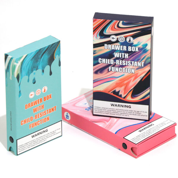 Pre-roll Child Proof Paper Drawer Box